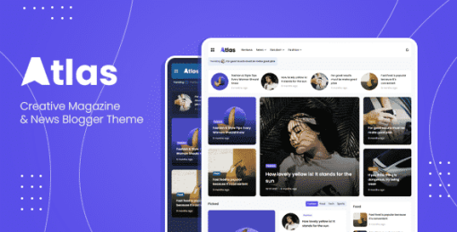 Atlas - Creative Magazine & News Blogger Theme