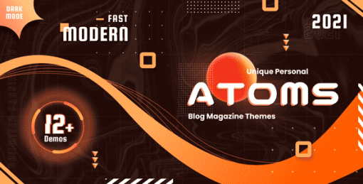 Atoms - WordPress Magazine and Blog Theme