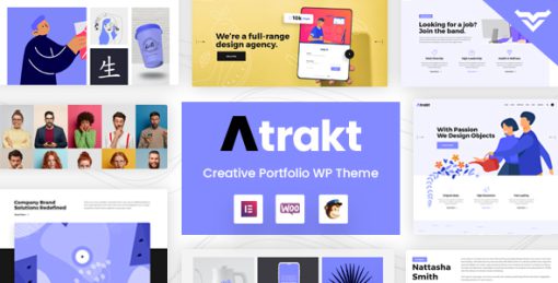 Atrakt - Creative Portfolio WordPress Theme