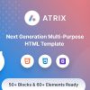 Atrix - Creative Multipurpose HTML Template