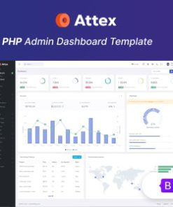 Attex - PHP Admin & Dashboard Template