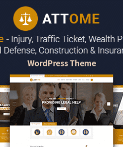 Attome | Lawyer & Attorney Responsive WordPress Theme