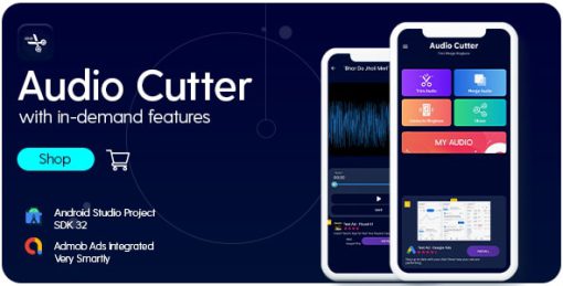 Audio Cutter - MP3 Cutter - Android App with - Admob Ads