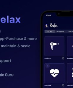 Audio Relax - Music Meditation | Mobile App Template | Ionic 6 | Capacitor 3