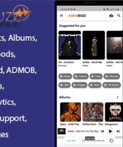 AudioBuzz - Flutter Music App for Android & IOS