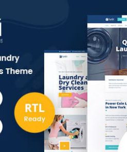 Aundri - Dry Cleaning Services WordPress Theme + RTL