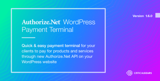 Authorize.Net Payment Terminal WordPress