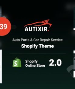 Autixir - Auto Parts & Car Repair Service Shopify Theme