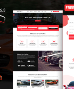 Auto CarForYou - Responsive Car Dealer WordPress Theme