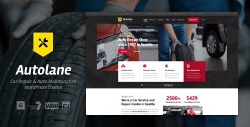 Autolane - Car Mechanic WordPress Theme