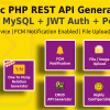 Automatic PHP REST API Generator + Postman Docs from MySQL Database With JWT Token Authentication