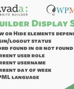 Avada Fusion Builder Display Settings