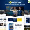 Aviacademy – Aviation & Flight School Elementor Template Kit