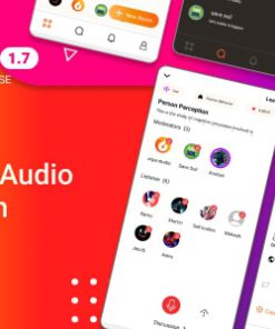 Avion Social Audio App Clone of Clubhouse social networking app with admob ads, Social Media app