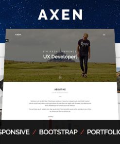 Axen - Personal Portfolio WordPress Theme