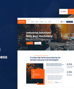 Axima - Factory and Industry WordPress Theme