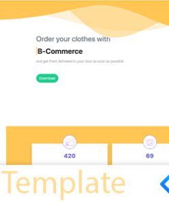 B-React Theme 1 Web Template