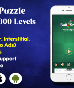 Ball Sort Puzzle Source Code (Admob+Unity Ads+3000 Levels)