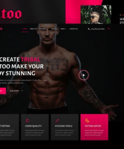 Baltoo – Tattoo Studio and Artist Elementor Template Kit