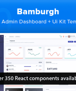 Bamburgh - React Bootstrap Admin Dashboard & UI Kit Template