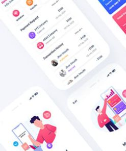 Bankios -  Mobile Banking App UI Kit for Adobe XD