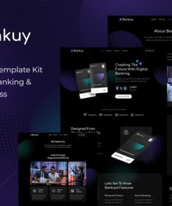Bankuy - Digital Banking & Business Loan Elementor Template Kit