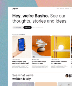 Basho - Multipurpose Ghost Blog Theme