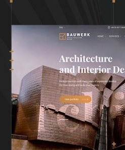 Bauwerk - Interior Design & Architecture WordPress Theme