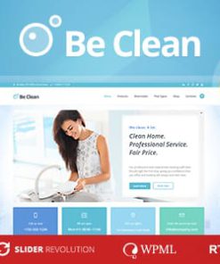 Be Clean - Cleaning Company, Maid Service & Laundry WordPress Theme