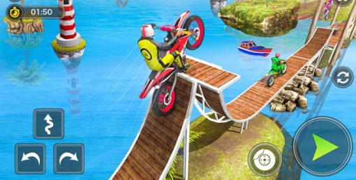 Beach Race -Bike Stunt Game