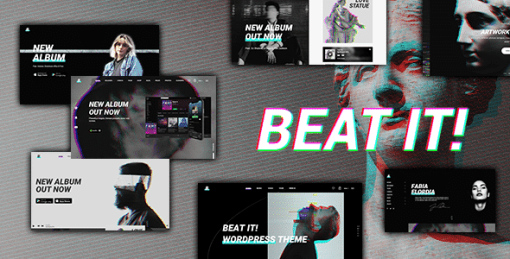 Beatit - A Modern Music WordPress Theme