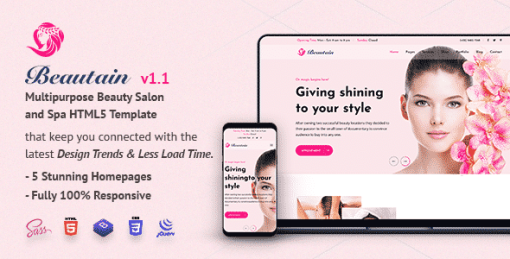 Beautain | Multipurpose Beauty Salon and Spa HTML5 Template