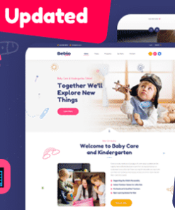 Bebio - Kindergarten & Baby Care WordPress Theme