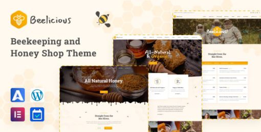Beelicious - Honey Shop WordPress Theme