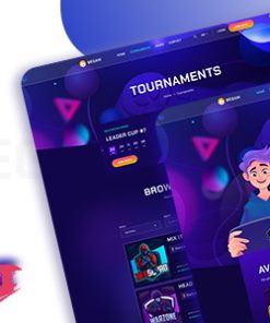 Begam - Online Gaming Tournaments HTML Template