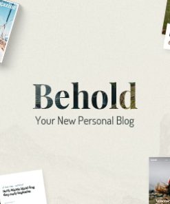 Behold - Personal Blog WordPress Theme