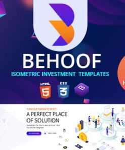 Behoof - Isometric Investment Website HTML Templates