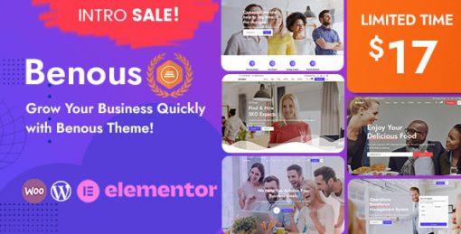 Benous - Multi-Purpose Elementor WordPress Theme