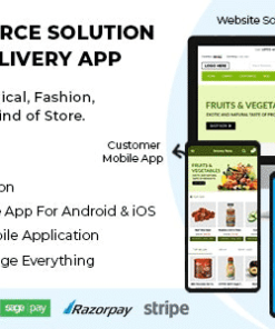 Best Ecommerce Solution with Delivery App For Grocery, Food, Pharmacy, Any Stores / Laravel + IONIC5