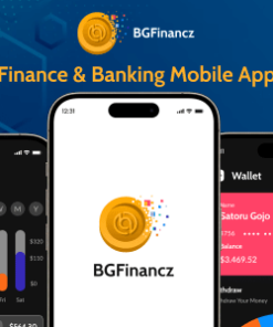 BG Finance - Banking React Native Expo App | Free Figma | iOS | Android