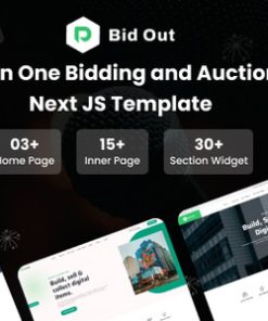 Bidout - Bid and Auction Multivendor Next.js Template