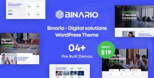 Binario - Digital Solutions WordPress Theme