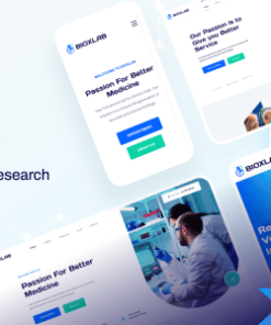 Bioxlab  - Laboratory & Science Research WordPress Theme