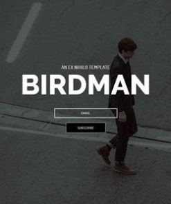 Birdman || Responsive Coming Soon Page