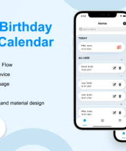 Birthday Calendar iOS Application