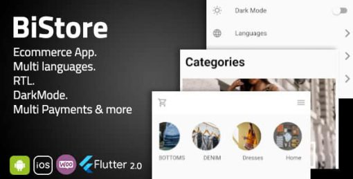 Bistore WooCommerce - Flutter E-commerce Full App