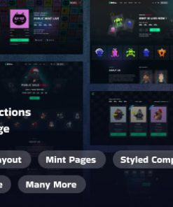 Bithu - NFT Minting/Collection React Landing Page Template