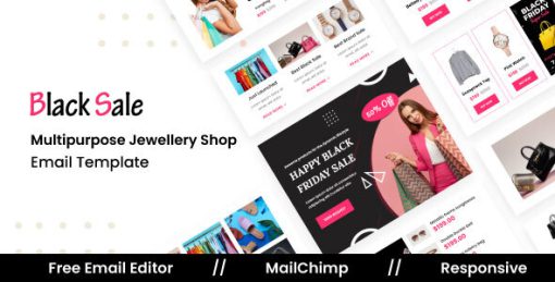 Blacksale - Multipurpose Responsive Email Template