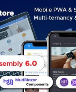 BlazorStore Pro - Mobile PWA and Site Templates Multi-ternant + Multi Database