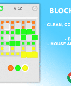 Block&Block 3D. Mobile, Html5 Game .c3p (Construct 3)